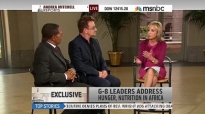 President Jakaya Kikwete and Bono on MSNBC with Andrea Mitchell
